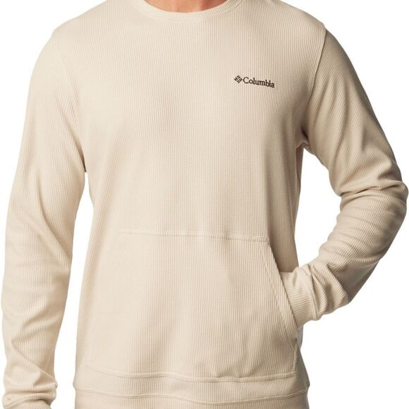 Columbia Pitchstone Knit Crew Sweatshirt for Men size M BLUE NWT - Picture 5 of 7